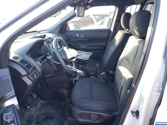 1FM5K8AR2JGA99971 - 2018 FORD EXPLORER POLICE INTERCEPTOR WHITE photo 7