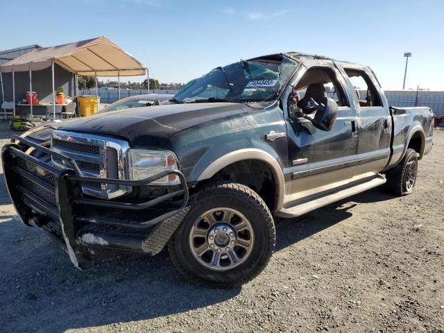 1FTWW31P45EA94903 - 2005 FORD F350 SRW SUPER DUTY GREEN photo 1