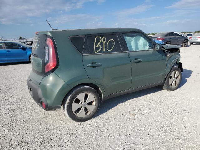 KNDJN2A28E7009383 - 2014 KIA SOUL GREEN photo 3