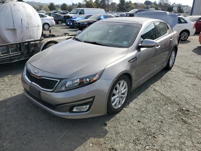 5XXGN4A78FG490584 - 2015 KIA OPTIMA EX GRAY photo 1