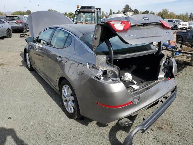 5XXGN4A78FG490584 - 2015 KIA OPTIMA EX GRAY photo 2