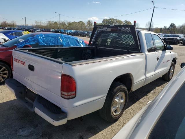 1B7GL22Y0XS303525 - 1999 DODGE DAKOTA WHITE photo 3