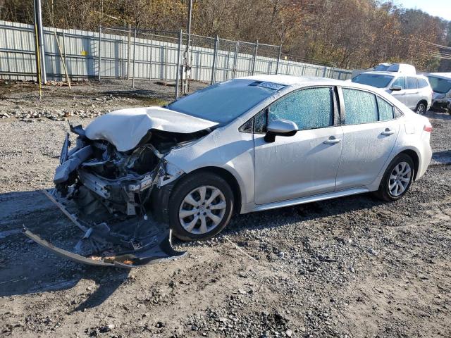 5YFEPMAE5MP247755 - 2021 TOYOTA COROLLA LE SILVER photo 1