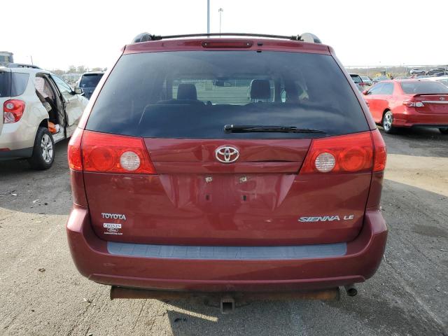 5TDKK4CC3AS308648 - 2010 TOYOTA SIENNA CE MAROON photo 6