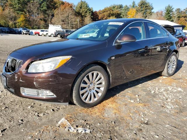 W04GW5EV2B1078222 - 2011 BUICK REGAL CXL BURGUNDY photo 1