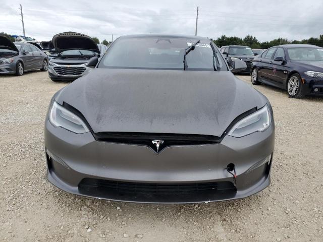 5YJSA1E52MF430586 - 2021 TESLA MODEL S GRAY photo 5