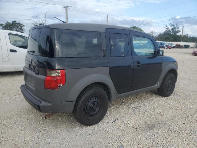 5J6YH18304L004824 - 2004 HONDA ELEMENT LX BLACK photo 3