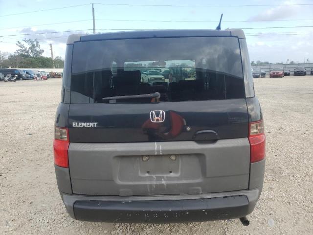 5J6YH18304L004824 - 2004 HONDA ELEMENT LX BLACK photo 6