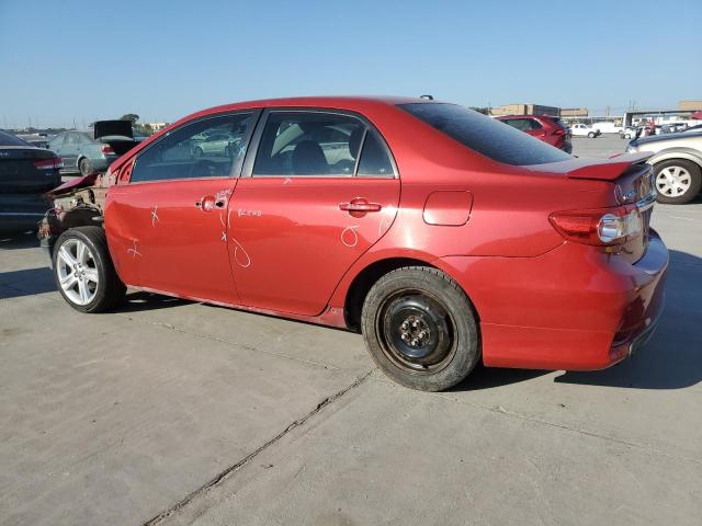 5YFBU4EE3DP144176 - 2013 TOYOTA COROLLA BASE RED photo 2