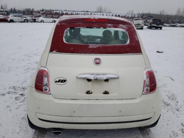 3C3CFFDR6DT743184 - 2013 FIAT 500 POP BEIGE photo 6