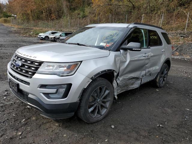 1FM5K8D83HGA19364 - 2017 FORD EXPLORER XLT GRAY photo 1