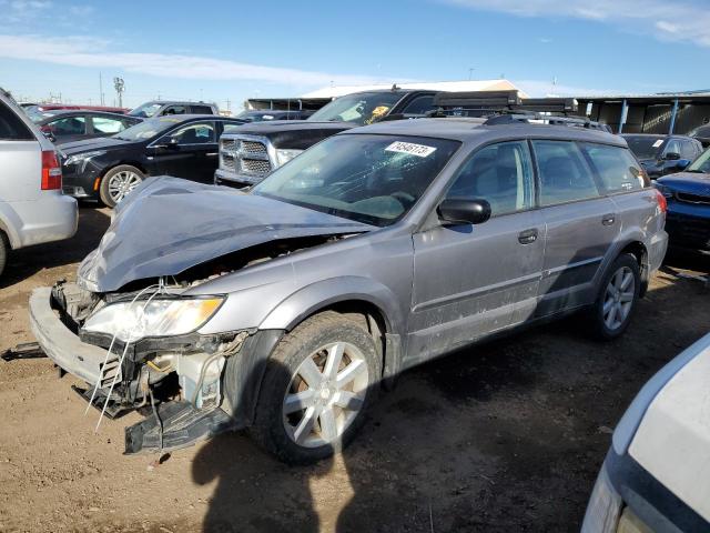 4S4BP61C687325928 - 2008 SUBARU OUTBACK 2.5I SILVER photo 1