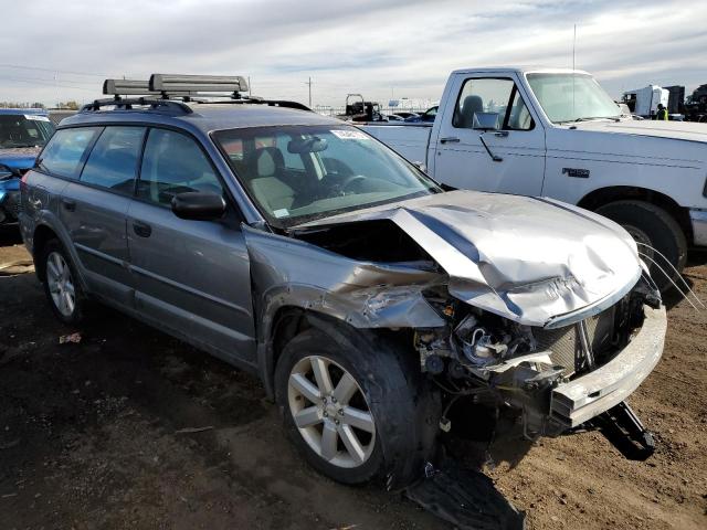 4S4BP61C687325928 - 2008 SUBARU OUTBACK 2.5I SILVER photo 4