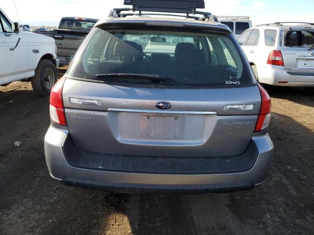 4S4BP61C687325928 - 2008 SUBARU OUTBACK 2.5I SILVER photo 6