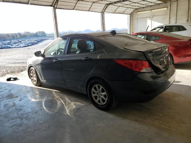 KMHCT4AE6CU068172 - 2012 HYUNDAI ACCENT GLS GRAY photo 2