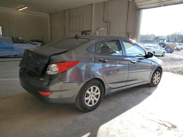 KMHCT4AE6CU068172 - 2012 HYUNDAI ACCENT GLS GRAY photo 3