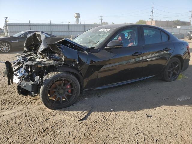 ZARFAEDN8J7583748 - 2018 ALFA ROMEO GIULIA Q4 შავი ფოტო 1