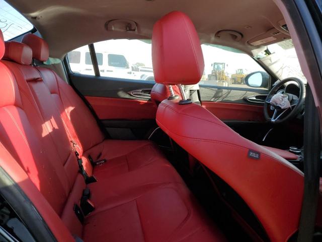 ZARFAEDN8J7583748 - 2018 ALFA ROMEO GIULIA Q4 შავი ფოტო 10