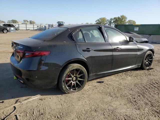 ZARFAEDN8J7583748 - 2018 ALFA ROMEO GIULIA Q4 შავი ფოტო 3