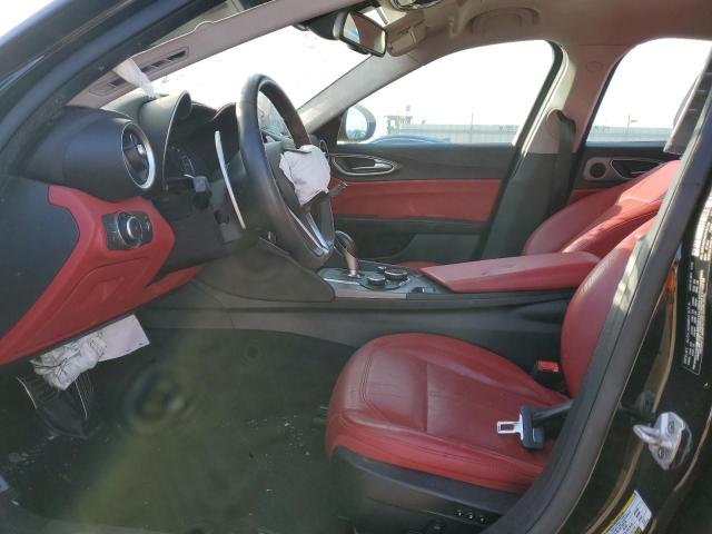 ZARFAEDN8J7583748 - 2018 ALFA ROMEO GIULIA Q4 შავი ფოტო 7