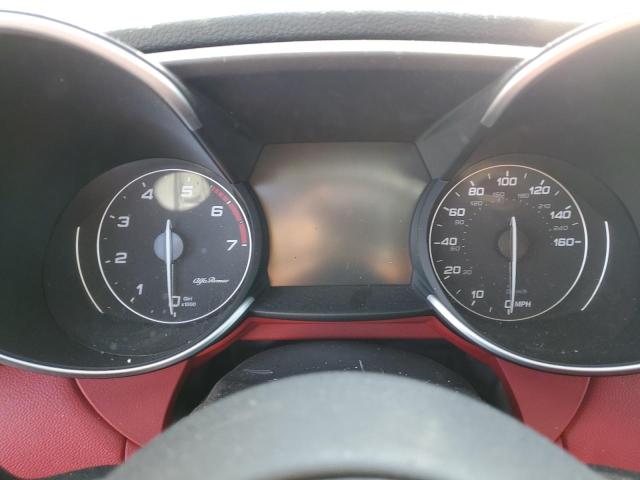 ZARFAEDN8J7583748 - 2018 ALFA ROMEO GIULIA Q4 შავი ფოტო 9