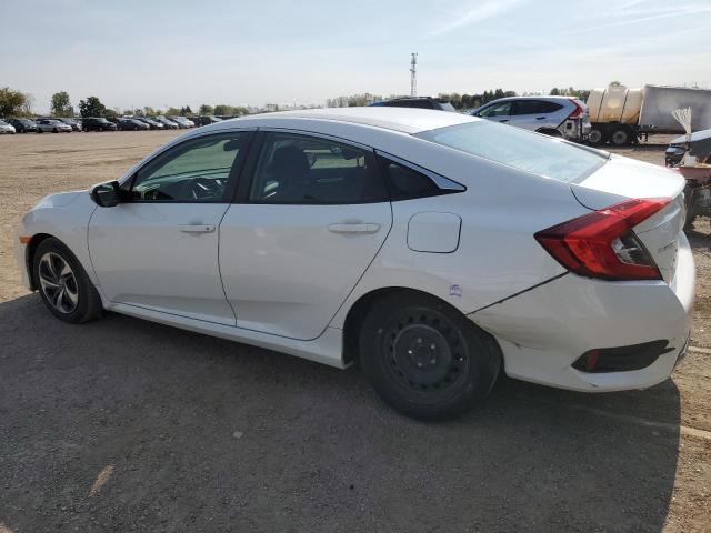 2HGFC2F51LH025913 - 2020 HONDA CIVIC LX WHITE photo 2