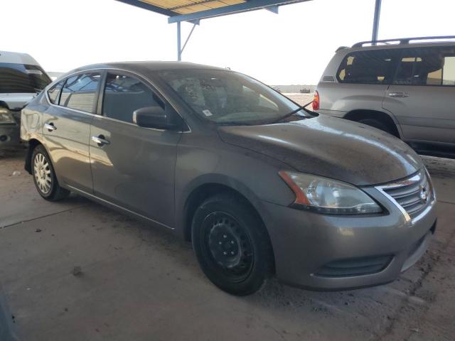 3N1AB7APXFL631548 - 2015 NISSAN SENTRA S SILVER photo 4