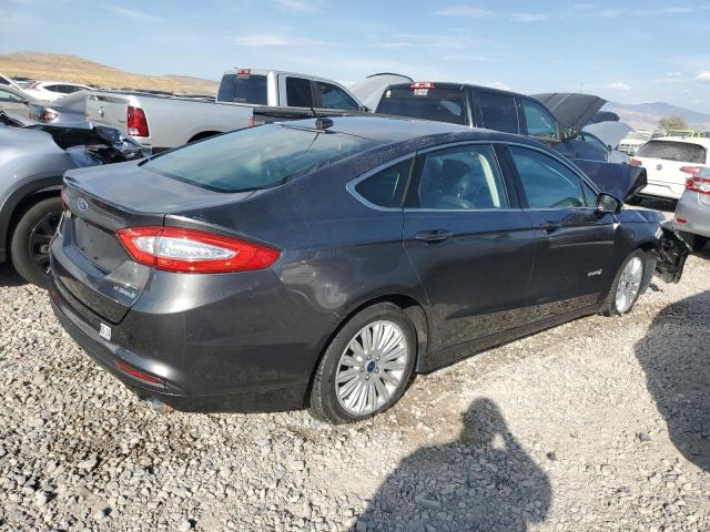 3FA6P0LU0FR161306 - 2015 FORD FUSION SE HYBRID GRAY photo 3