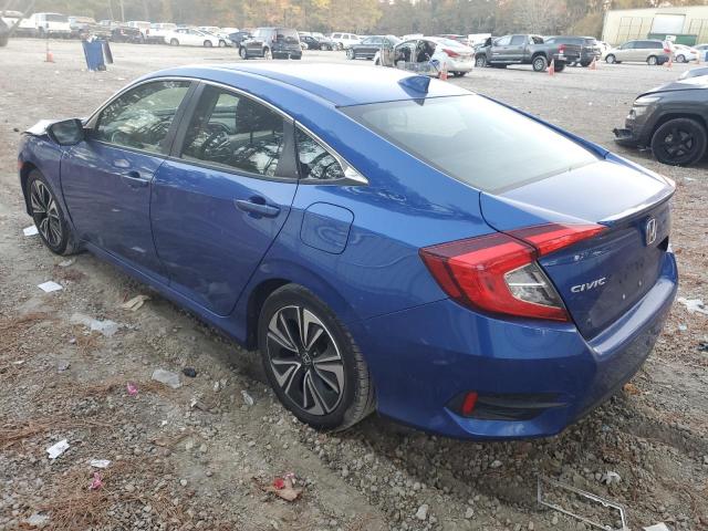 JHMFC1F36JX034654 - 2018 HONDA CIVIC EX BLUE photo 2