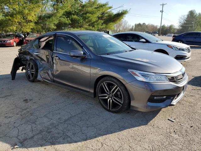 1HGCR3F97HA044515 - 2017 HONDA ACCORD TOURING GRAY photo 4