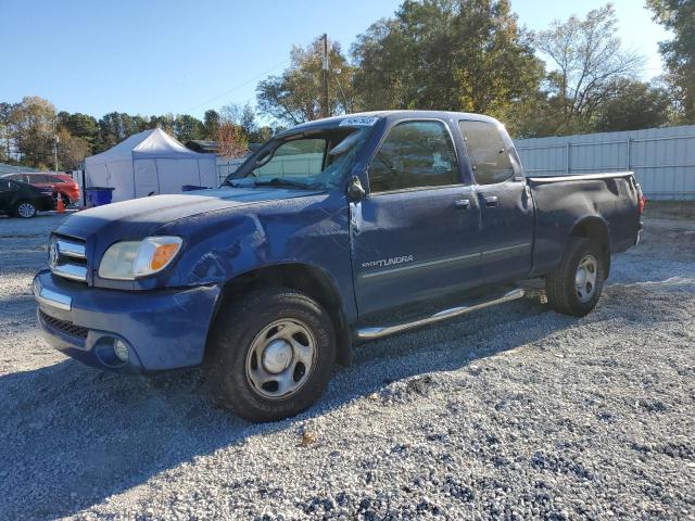 5TBRU34155S454760 - 2005 TOYOTA TUNDRA ACCESS CAB SR5 BLUE photo 1