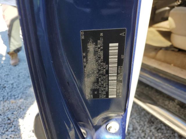 5TBRU34155S454760 - 2005 TOYOTA TUNDRA ACCESS CAB SR5 BLUE photo 12