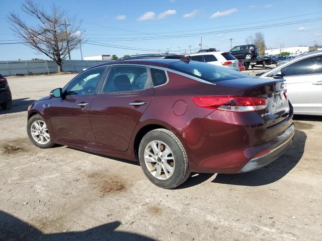 5XXGT4L30JG247876 - 2018 KIA OPTIMA LX MAROON photo 2