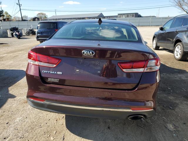 5XXGT4L30JG247876 - 2018 KIA OPTIMA LX MAROON photo 6