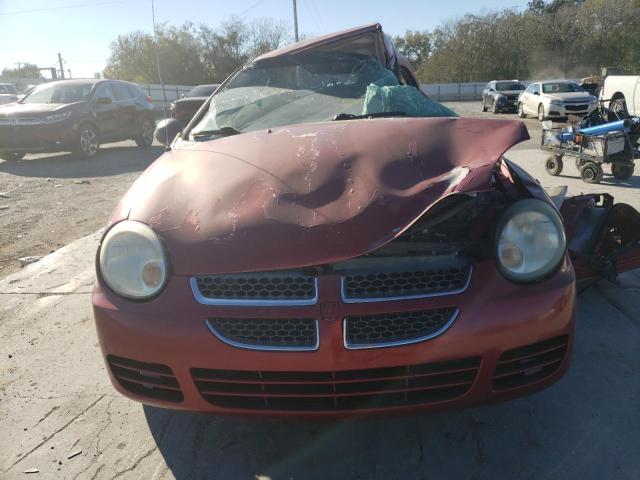 1B3ES56C73D105535 - 2003 DODGE NEON SXT RED photo 5