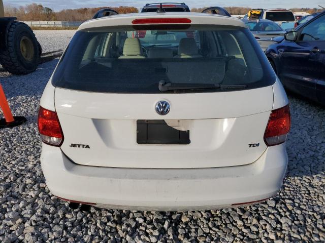 3VWPL7AJ3DM628978 - 2013 VOLKSWAGEN JETTA TDI WHITE photo 6