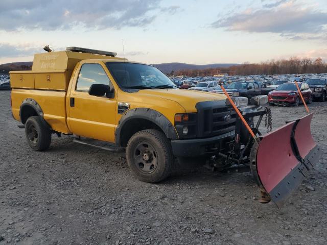 1FTWF31528ED31326 - 2008 FORD F350 SRW SUPER DUTY YELLOW photo 4