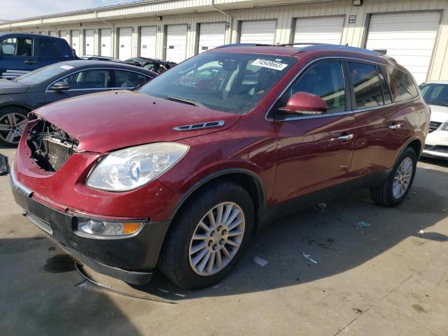 5GAKRBED7BJ160722 - 2011 BUICK ENCLAVE CXL RED photo 1