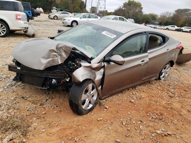 5NPDH4AE7DH434114 - 2013 HYUNDAI ELANTRA GLS GRAY photo 1