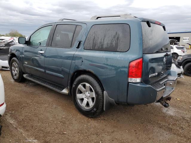 5N1AA08B15N711610 - 2005 NISSAN ARMADA SE TEAL photo 2