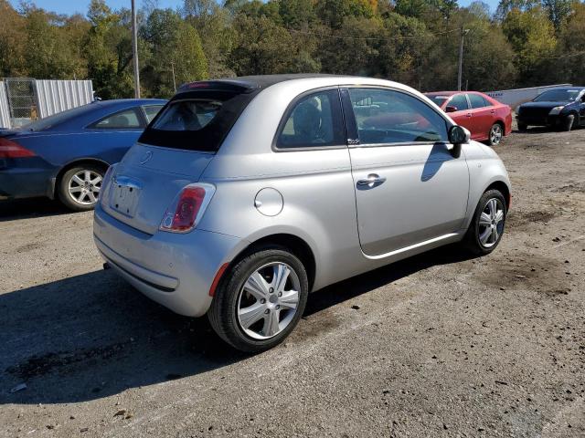 3C3CFFDR7CT117545 - 2012 FIAT 500 POP SILVER photo 3