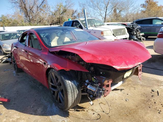 5YJSA1E67MF436781 - 2021 TESLA MODEL S Qırmızı foto 4