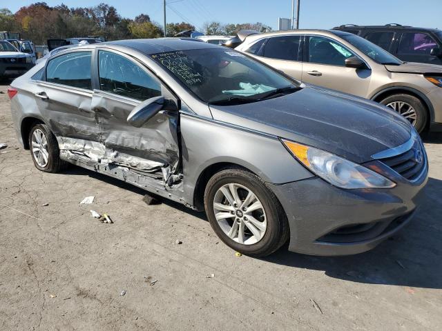 5NPEB4ACXEH820628 - 2014 HYUNDAI SONATA GLS GRAY photo 4