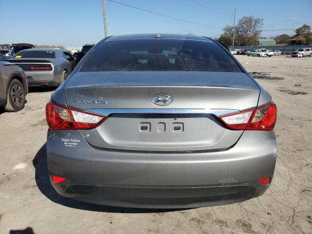 5NPEB4ACXEH820628 - 2014 HYUNDAI SONATA GLS GRAY photo 6