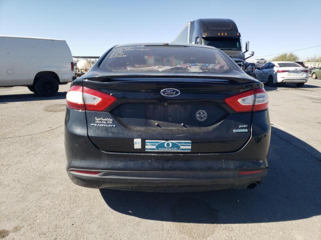 3FA6P0HD8ER247390 - 2014 FORD FUSION SE BLACK photo 6