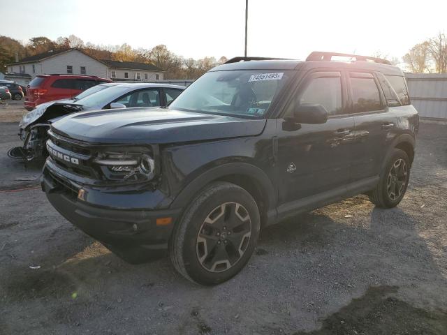 3FMCR9C63NRD50281 - 2022 FORD BRONCO SPO OUTER BANKS BLUE photo 1