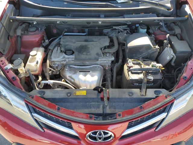 2T3BFREV7EW208959 - 2014 TOYOTA RAV4 LE BURGUNDY photo 12