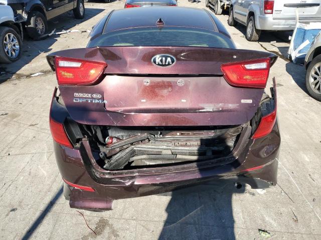 5XXGM4A7XFG434276 - 2015 KIA OPTIMA LX PURPLE photo 6