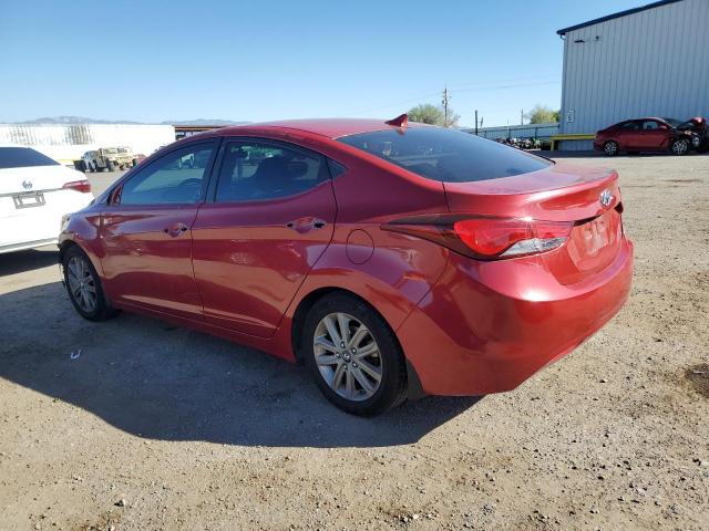 KMHDH4AE7EU184392 - 2014 HYUNDAI ELANTRA SE RED photo 2