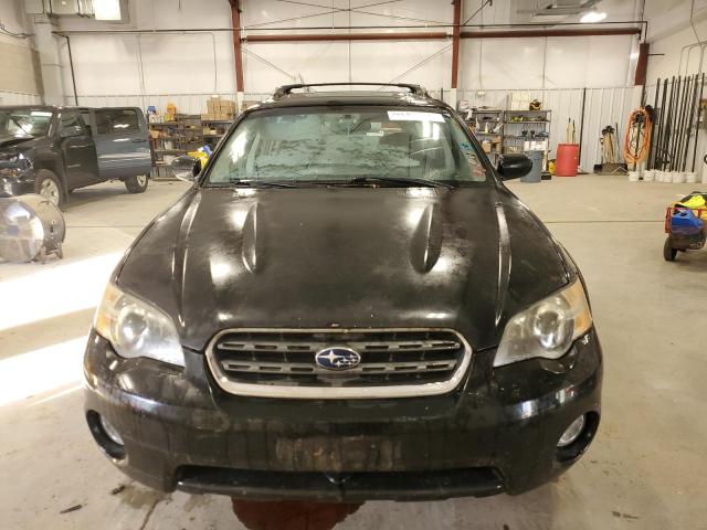 4S4BP62C857358391 - 2005 SUBARU LEGACY OUTBACK 2.5I LIMITED BLACK photo 5